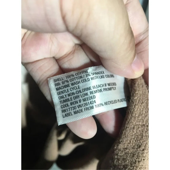 Womens NWT Wild Fable Dress Mock Neck Long Sleeve Tan White Ombré Neutral - Picture 6 of 6